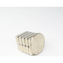 Mıknatıs Market 4 Adet 20 x 10 x 5 mm Dikdörtgen Neodyum Mıknatıs Boy 20 mm En 10 mm Kl. 5 mm