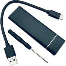 Alfais 4766 USB 3.1 Type C To Pci-E Express Nvme SSD M.2 M-Key Hard Disk Kutusu