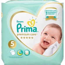 Prima Premium Care Bebek Bezi Beden:5 (11-16KG) Junior 201  Aylık Mega Pk