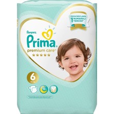 Prima Premium Care Bebek Bezi Beden:6 (13+Kg) Extra Large 168  Aylık Mega Pk