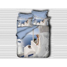 Çeyiz Diyarı Best Class Dijital Baskılı 3D Çift Kişilik Nevresim Takımı Honeymoon