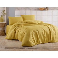 Çeyiz Diyarı Almond Çift Kişilik Nevresim Takımı Hardal