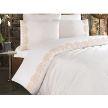 Çeyiz Diyarı Zuma Nevresim Takımı Krem Cappucino