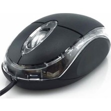 Wozlo WZ-800 Optik USB Mouse Kırmızı Işıklı Mini USB Mouse