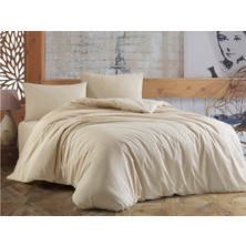 Çeyiz Diyarı Almond Çift Kişilik Nevresim Takımı Bej