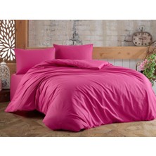 Çeyiz Diyarı Almond Tek Kişilik Nevresim Takımı Fuşya