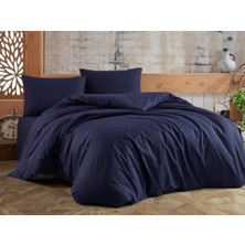 Çeyiz Diyarı Almond Çift Kişilik Nevresim Takımı Lacivert