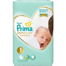 Prima Premium Care Bebek Bezi Beden:1 (2-5 kg) Yeni Doğan 339'lu Aylık Mega Pk