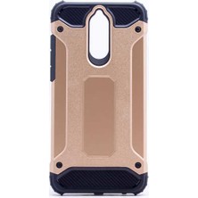 kilifone - Huawei Mate 10 Lite - Kılıf Çift Katman Zırh Tank Crash Military Kapak - Gold - T2464