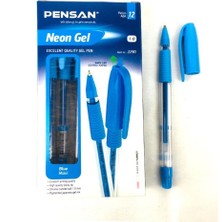 Pensan Neon Jel Tükenmez Kalem 1 mm 12'li