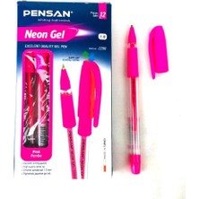 Pensan Neon Jel Tükenmez Kalem 1 mm 12'li