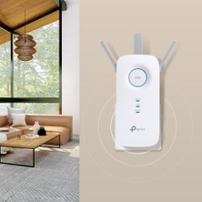 TP-Link RE550, AC1900 Mbps, 1 Gigabit Bağlantı Noktalı Wi-Fi Güçlendirici/Hotspot, Access Point Modu, Tüm Wi-Fi Yönlendiriciler ile Çalışır, Wi-Fi 5 Menzil Genişletici