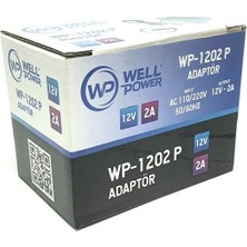 Wellpower 12 V  2A Modem Adaptör 5.5 x 2.5mm Jak Fişli