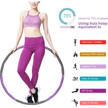 Povit 1500 gr Ağırlıklı Pilates Çemberi 6 Parça 100 cm Çapında Geçmeli Pilates Egzersiz Çemberi