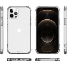 Blogy iPhone 12 Pro Max Crystal Fit Kılıf Crystal Clear