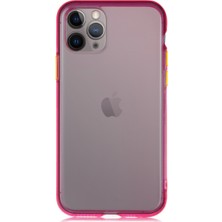 Caseart Apple İphone 11 Pro Max Kılıfli Kapak Pembe