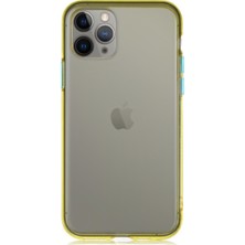 Caseart Apple İphone 11 Pro Max Kılıfli Kapak Sarı