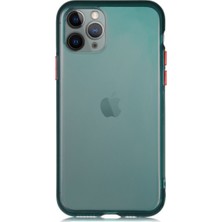 Caseart Apple İphone 11 Pro Max Kılıfli Kapak Yeşil