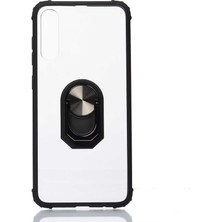 Ceponya Samsung Galaxy A50 A30S Kenarlarıli Anti Şok Kılıf Siyah