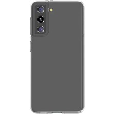 Gpack Samsung Galaxy S21 5G Kılıf Süper Silikon + Full Ekran Koruyucu Şeffaf
