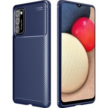 Hesaplı Dünya Samsung Galaxy A02S Kılıf Esnek Tpu Silikon Hng Lacivert