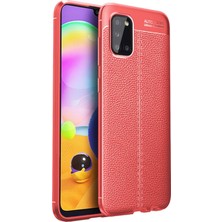 Hesaplı Dünya Samsung Galaxy A02S Kılıf Koruyucu Esnek Tpu Silikon Hns Kırmızı