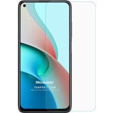 Microsonic Xiaomi Redmi Note 9 5G Tempered Glass Cam Ekran Koruyucu Şeffaf