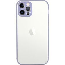 Nettech Apple İphone 12 Pro Max Uyumlu Miami Seri Silikon Kılıf Lila