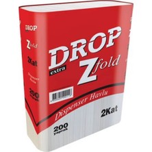 Drop Dispenser Z Katlı Kağıt Havlu 12 Adet 200 Yaprak