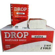 Drop Dispenser Z Katlı Kağıt Havlu 12 Adet 200 Yaprak