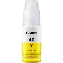 Canon GI-40Y Yellow Sarı Şişe Mürekkep G6040-G5040