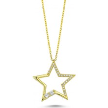 Online Takı Yıldız Gümüş Kolye