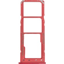 Teknonet Samsung Galaxy A10 Uyumlu Mmc Sim Metali Simkart Metali Kırmızı