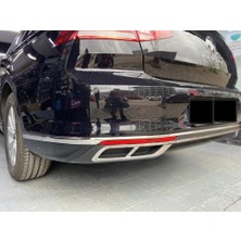 Ototuning53 Passat B8,5 Krom Difüzör 3 Prç Cift Çıkış 2019 -2021 Uyumlu