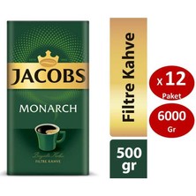 Jacobs Monarch Filtre Kahve 500 gr x 12li Set