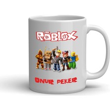 Hediye Center  Kişiye Özel Isimli Roblox Baskılı Kupa Bardak