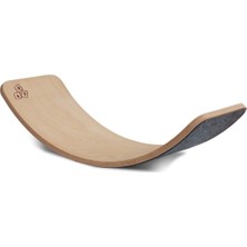 Okul Oyuncak Wavy Board Ahşap Renkli Keçeli Denge Tahtası