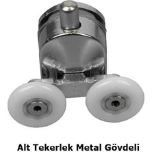 Eym Duşakabin Tekerleği 8 Li Set Metal Gövde Teker Çapı 24 mm