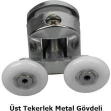 Eym Duşakabin Tekerleği 4 Lü Set Metal Gövde Teker Çapı 24 mm