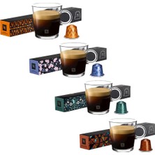 Nespresso World Explorations Serisi Fortisso Lungo, Tokyo Vivalto Lungo, Envivo Lungo, Linizio Lungo Kapsül Kahve 10'lu