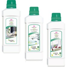 BioBellinda Genel Temizlik 1000 ml + Pas & Kireç Temizleyici 1000 ml + Cam & Mobilya Temizleyici 1000 ml