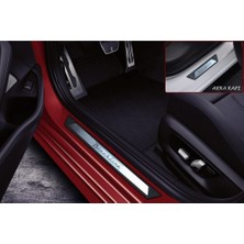 KromGaraj Renault Megane 4 Sd Krom Kapı Eşik Koruması Blackline 2016 Üzeri 4 Parça
