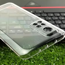 Cepstok Xiaomi Mi 10T Kılıf Silikon Kamera Lens Korumalı Tıpalı Soket Korumalı Şeffaf