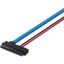 Alfais 4791 Slim Sata 7+6 To 7+15 Pin Sata DVD Çevirici Dönüştürücü Adaptör Kablosu