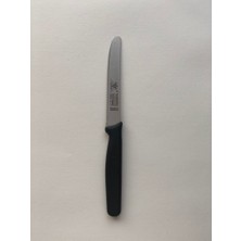 Solingen Tırtıklı Doğrama Bıçağı Siyah