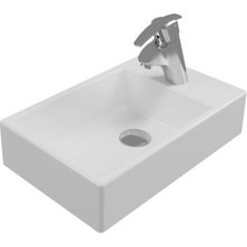 Serel E.C.A Serel Minimal Batarya Delikli Tezgah Üstü Lavabo 2049TXS110H