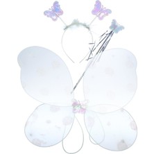 Partioutlet Kelebek Kanat Seti-Beyaz Renk