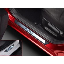 KromGaraj Opel Corsa C Krom Kapı Eşik Koruması 2000-2006 4 Parça