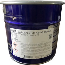 İBAVET Valresa Ithal Polyester Astar Beyaz 10,4 kg Takım