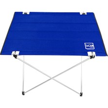Box&Box Katlanabilir Kumaş Kamp ve Piknik Masası, Lacivert, Geniş Model, 73 x 55 x 48 cm
